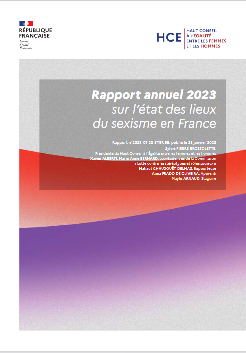 Rapport 2023 Sur Létat Des Lieux Du Sexisme En France Haut Conseil à Légalité Lutte Contre 